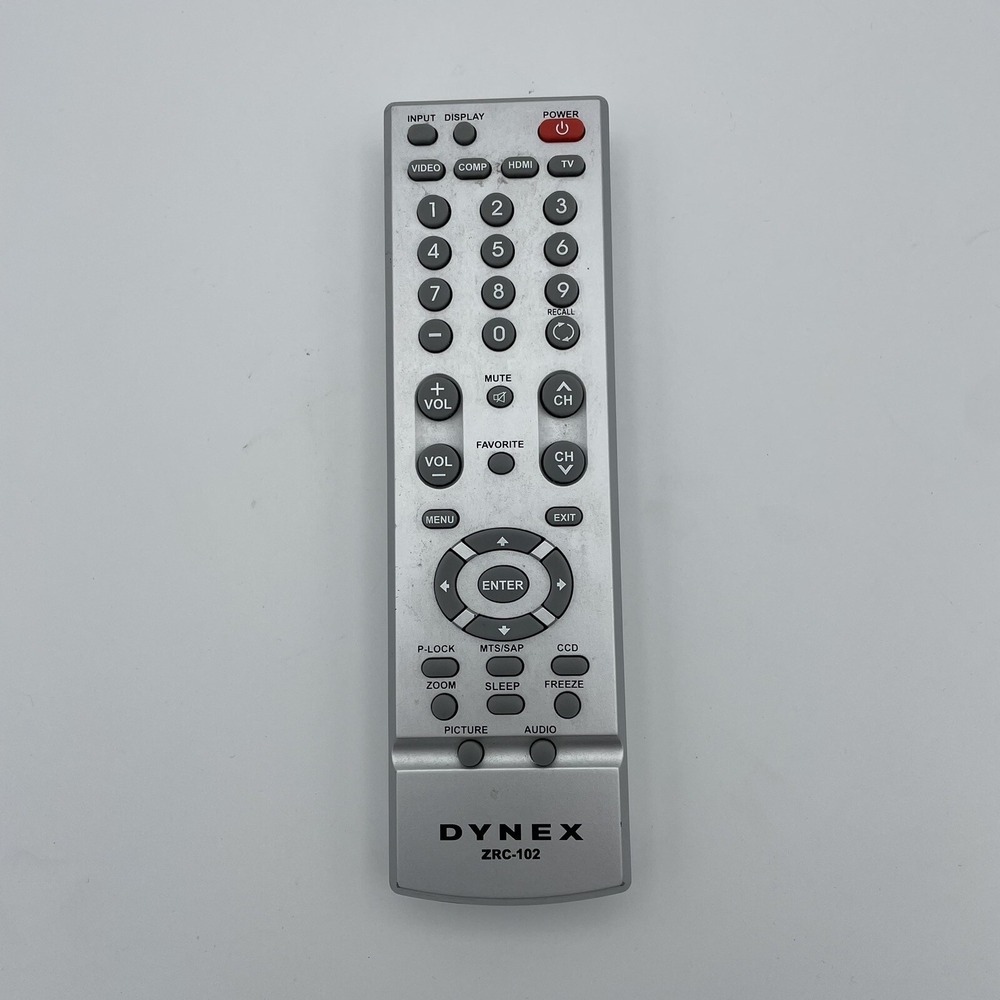Dynex ZRC-102 TV Remote DX-LCD19-09, DX-LCD26-09‎ Factory OEM